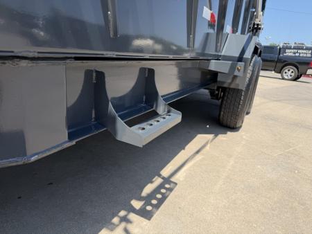 New #160344 2027 LAMAR DL 16 X 83 TANDEM AXLE 14K BUMPER PULL DUMP W/ 48" SIDES & LONG ARM TARP KIT