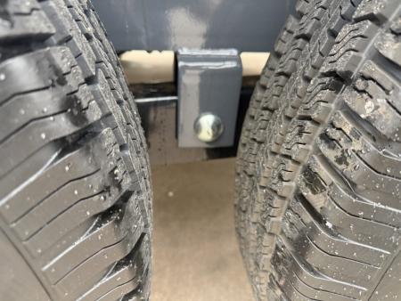 New #159449 2027 LAMAR U5 18 X 83 TANDEM AXLE SQUARE TUBE TOP 10K UTILITY W/ SLIDE IN RAMPS
