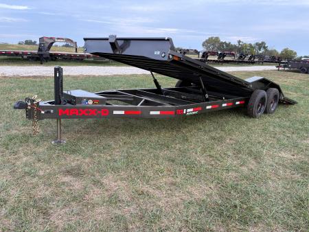 New 2027 MAXX-D 102x24 Tandem 17.5K Tilt Trailer W/ Hydro Jack & Wireless Remote