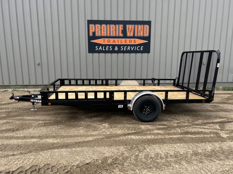 New 2027 PJ Trailers 14' ATV Utility U8 Utility Trailer