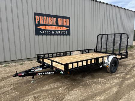 New 2027 PJ Trailers 14' ATV Utility U8 Utility Trailer