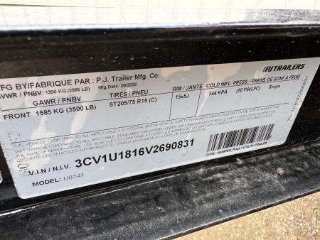 New 2027 PJ Trailers 14' ATV Utility U8 Utility Trailer