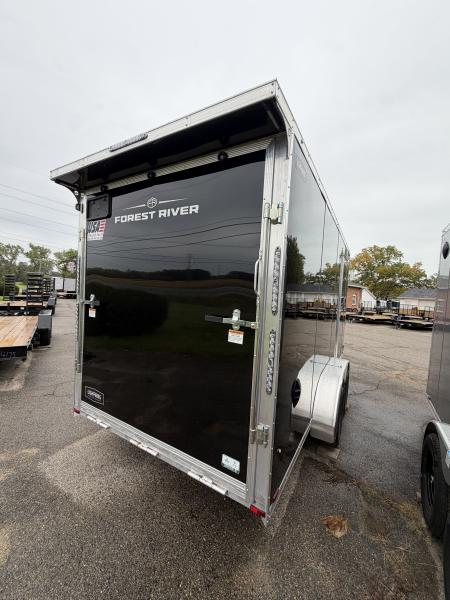 New 2027 7 X 21 Lightning 2 - 3 Place Enclosed Snowmobile Trailer Tandem Axle with 7ft Interior