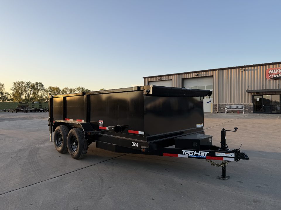 New 2027 Top Hat 83 X 14 DE14 Dump Trailer
