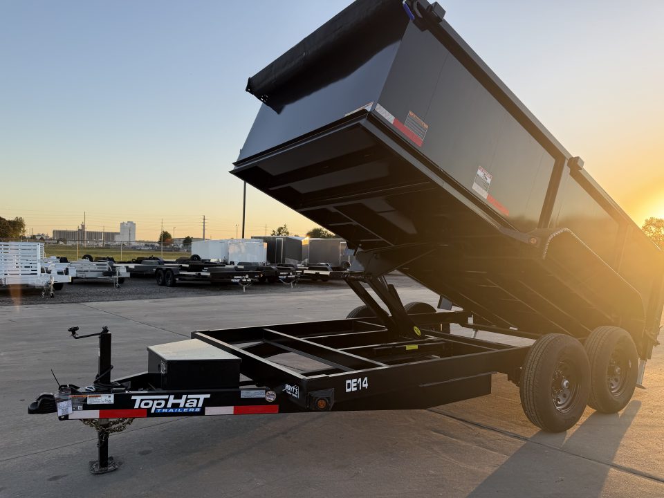 New 2027 Top Hat 83 X 14 DE14 Dump Trailer