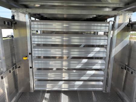 New 2027 EBY Trailers 8x32 Tandem 25K GN Livestock Trailer W/ Slat Sides & Floating Gate