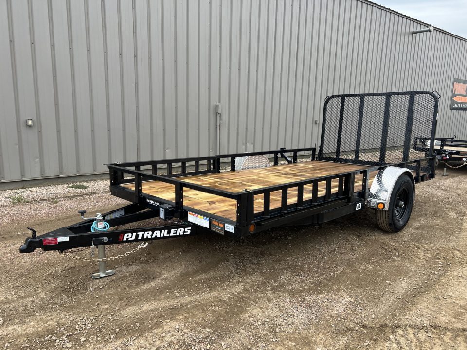 New 2027 PJ Trailers 14' ATV Utility U8 5K Axle Utility Trailer