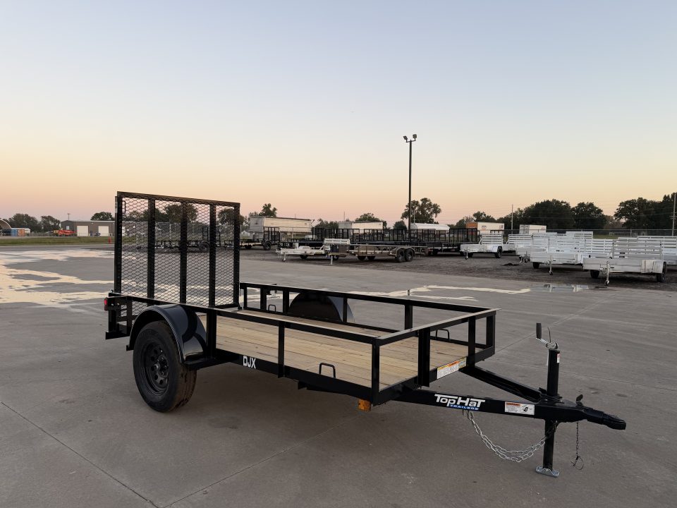 New 2027 Top Hat 60 X 10 DJX Utility Trailer