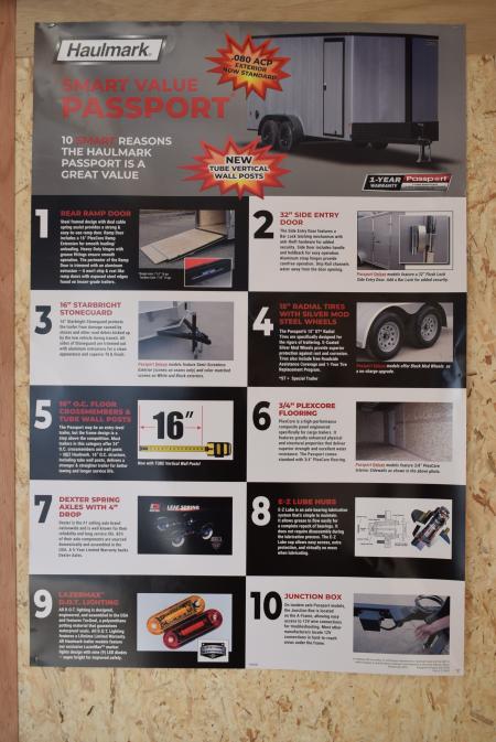 New 2027 Haulmark Passport Deluxe 7x14 Cargo / Enclosed Trailer