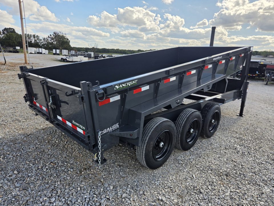 New 2027 Lamar 83X16 TRIPLE 21K GOOSENECK TELESCOPIC DUMP W/24" SIDES & 17.5"/16PLY
