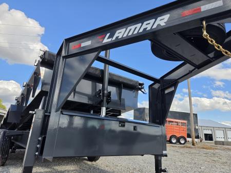 New 2027 Lamar 83X16 TRIPLE 21K GOOSENECK TELESCOPIC DUMP W/24" SIDES & 17.5"/16PLY