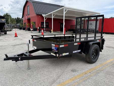 New 2027 Sure-Trac 5x8 Steel High Side 3K Utility Trailer