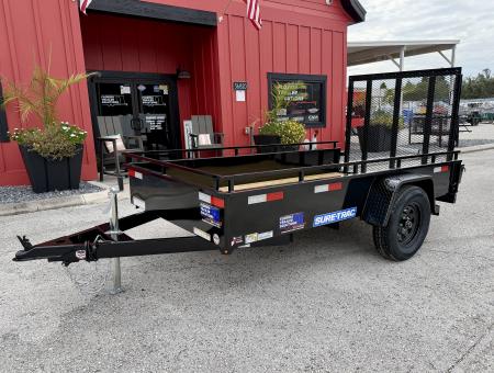 New 2027 Sure-Trac 5x10 Steel High Side 3K Utility Trailer