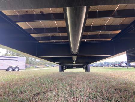 New 2027 MAXX-D 102x40 TANDEM 12K GN STRAIGHT DECK W/ SLIDE IN RAMPS AND RATCHET RAIL Flatbed Trailer