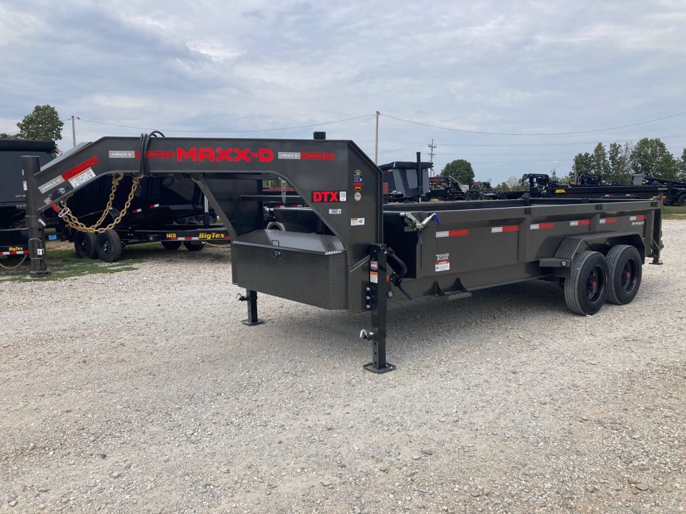 New 2027 MAXX-D 83X16 TANDEM 18K GN TELESCOPIC DUMP W/ 2' SIDES, SLIDE IN RAMPS & WIRELESS REMOTE Dump Trailer