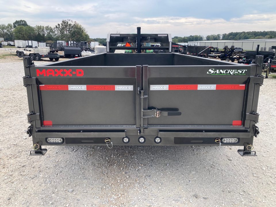 New 2027 MAXX-D 83X16 TANDEM 18K GN TELESCOPIC DUMP W/ 2' SIDES, SLIDE IN RAMPS & WIRELESS REMOTE Dump Trailer