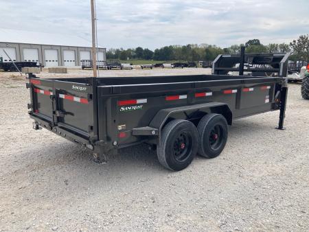 New 2027 MAXX-D 83X16 TANDEM 18K GN TELESCOPIC DUMP W/ 2' SIDES, SLIDE IN RAMPS & WIRELESS REMOTE Dump Trailer