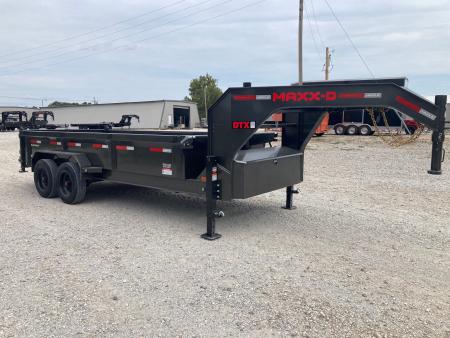New 2027 MAXX-D 83X16 TANDEM 18K GN TELESCOPIC DUMP W/ 2' SIDES, SLIDE IN RAMPS & WIRELESS REMOTE Dump Trailer