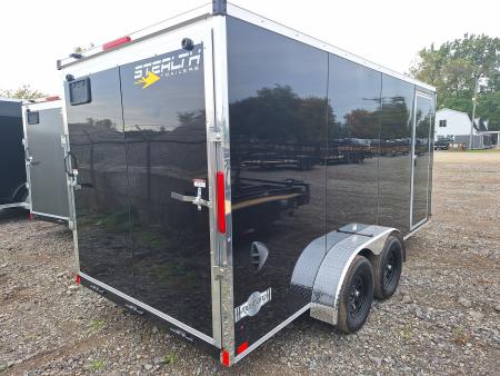 New 7x16 Cargo / Enclosed Trailer W/ Ramp Door