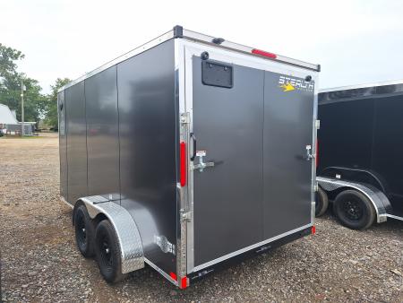 New 7x14 Cargo / Enclosed Trailer W/ Ramp Door