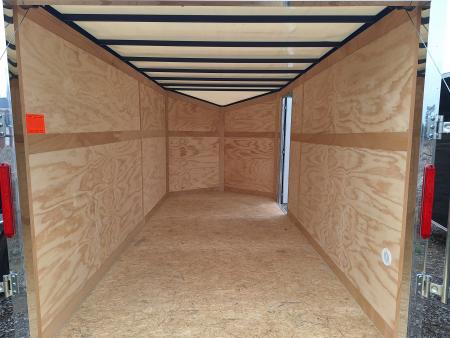 New 7x14 Cargo / Enclosed Trailer W/ Ramp Door
