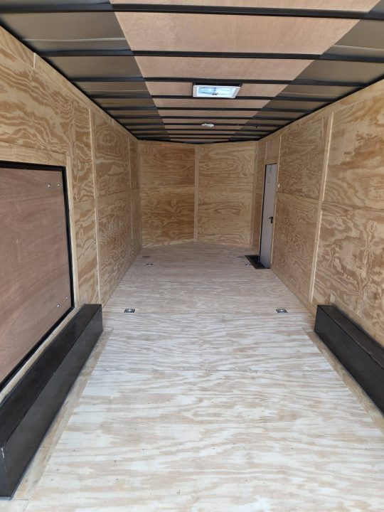 New 2027 One Stop 8.5x28 enclosed car trailer extra height black out with spoiler Car / Racing Trailer