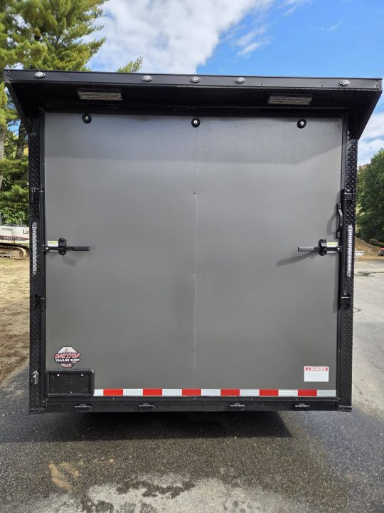 New 2027 One Stop 8.5x28 enclosed car trailer extra height black out with spoiler Car / Racing Trailer