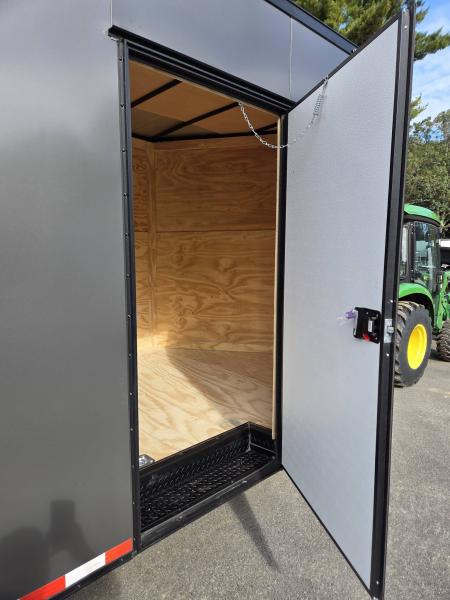New 2027 One Stop 8.5x28 enclosed car trailer extra height black out with spoiler Car / Racing Trailer