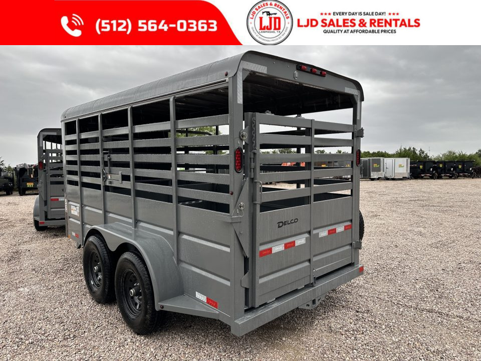New 2027 Delco Trailers - 6' x 16' x 6'6" - Livestock Trailer