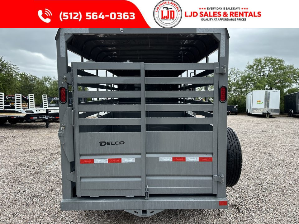 New 2027 Delco Trailers - 6' x 16' x 6'6" - Livestock Trailer
