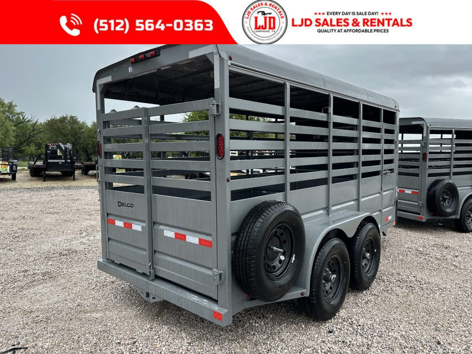 New 2027 Delco Trailers - 6' x 16' x 6'6" - Livestock Trailer