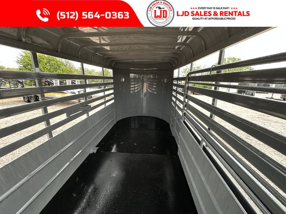 New 2027 Delco Trailers - 6' x 16' x 6'6" - Livestock Trailer