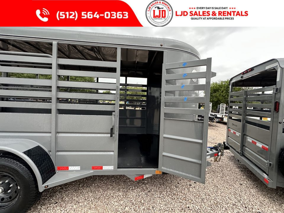 New 2027 Delco Trailers - 6' x 16' x 6'6" - Livestock Trailer