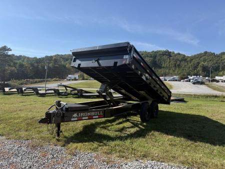 New 2027 Iron Bull 14K DDP 96''X16' Dump Trailer