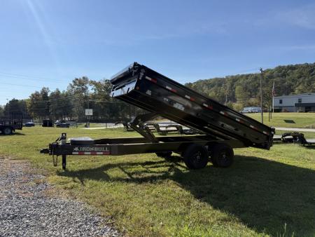 New 2027 Iron Bull 14K DDP 96''X16' Dump Trailer