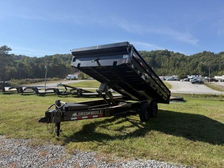New 2027 Iron Bull 14K DDP 96''X16' Dump Trailer