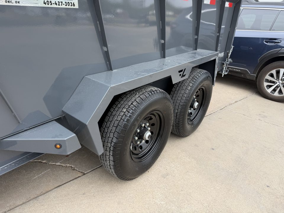 New #160353 2027 LAMAR DT 14 X 83 TANDEM AXLE 14K BUMPER PULL DUMP TRAILER W/ 3' SIDES & TELESCOPIC