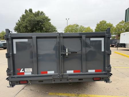 New #160353 2027 LAMAR DT 14 X 83 TANDEM AXLE 14K BUMPER PULL DUMP TRAILER W/ 3' SIDES & TELESCOPIC
