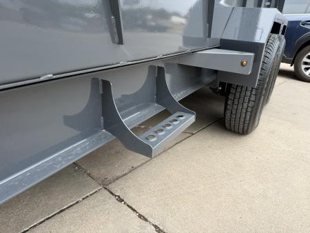 New #160353 2027 LAMAR DT 14 X 83 TANDEM AXLE 14K BUMPER PULL DUMP TRAILER W/ 3' SIDES & TELESCOPIC