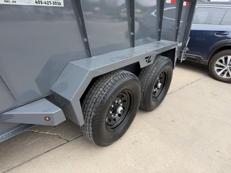 New #160353 2027 LAMAR DT 14 X 83 TANDEM AXLE 14K BUMPER PULL DUMP TRAILER W/ 3' SIDES & TELESCOPIC