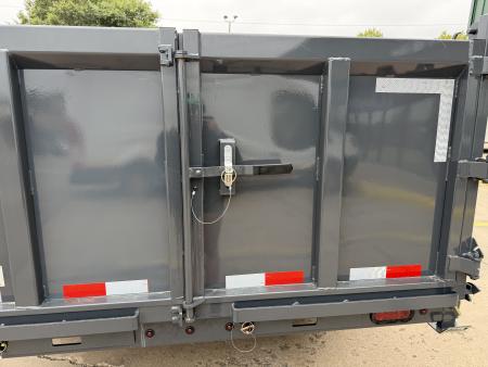 New #160353 2027 LAMAR DT 14 X 83 TANDEM AXLE 14K BUMPER PULL DUMP TRAILER W/ 3' SIDES & TELESCOPIC