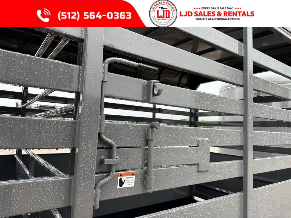 New 2027 Delco Trailers - 6' x 16' x 6'6" - Livestock Trailer