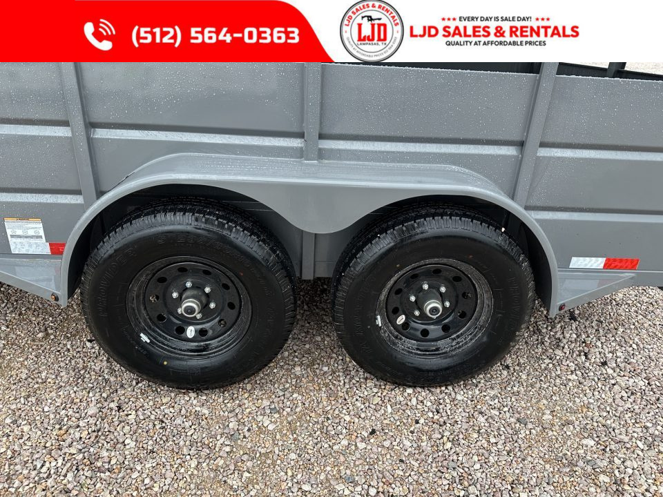 New 2027 Delco Trailers - 6' x 16' x 6'6" - Livestock Trailer