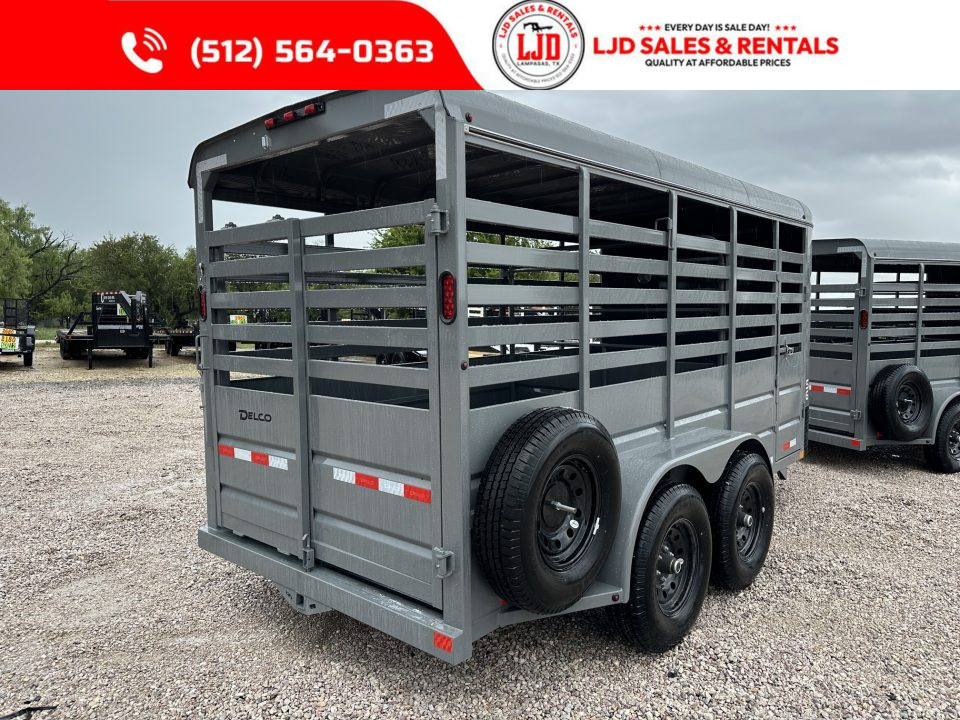 New 2027 Delco Trailers - 6' x 16' x 6'6" - Livestock Trailer