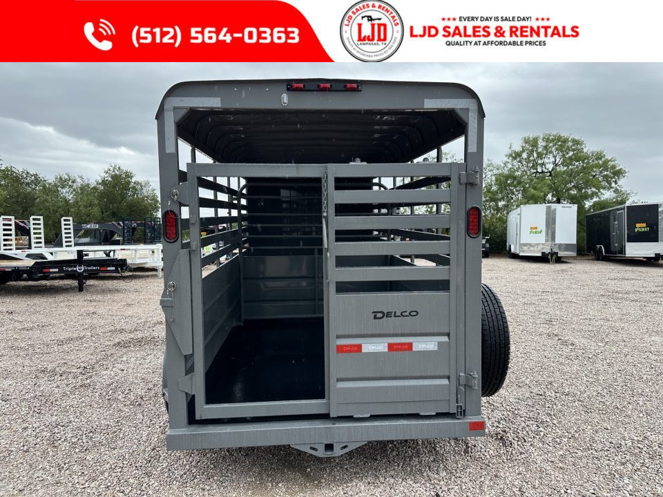 New 2027 Delco Trailers - 6' x 16' x 6'6" - Livestock Trailer