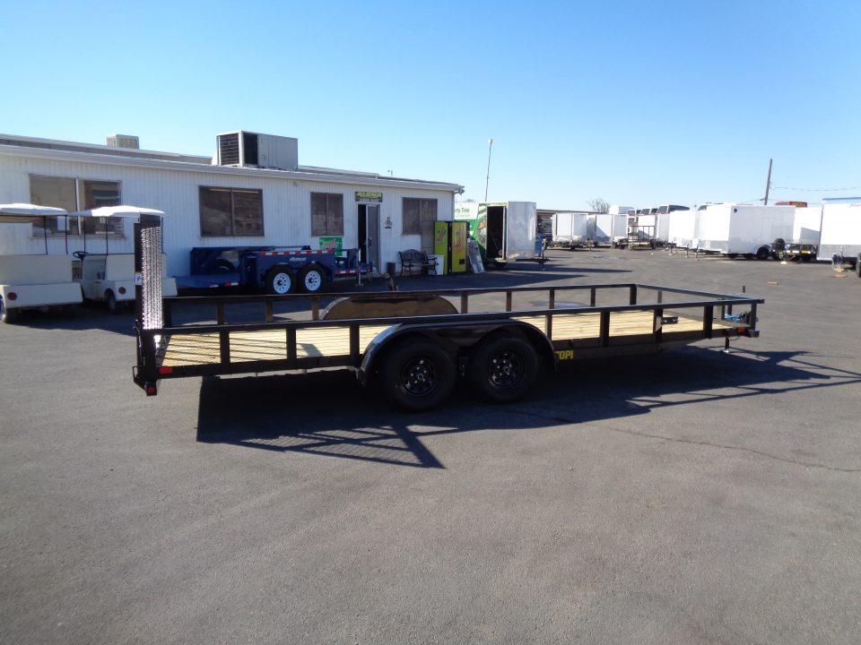 New 2027 Big Tex Trailers * 70PI-20 * 20Ft Tandem Axle Utility Trailer w/ Ramp Gate