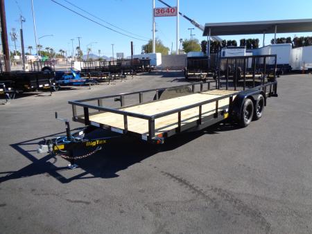 New 2027 Big Tex Trailers * 70PI-20 * 20Ft Tandem Axle Utility Trailer w/ Ramp Gate