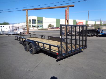 New 2027 Big Tex Trailers * 70PI-20 * 20Ft Tandem Axle Utility Trailer w/ Ramp Gate