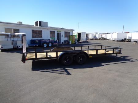 New 2027 Big Tex Trailers * 70PI-20 * 20Ft Tandem Axle Utility Trailer w/ Ramp Gate