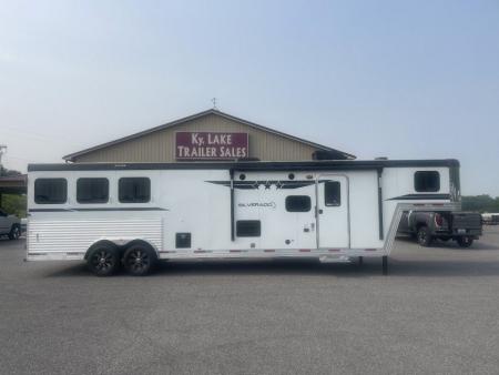 New 2027 Bison Trailers SV8313BS- SLIDE Horse Trailer